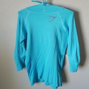 Gym shark hoodie top